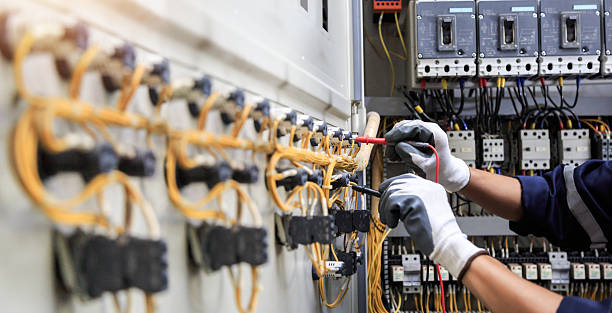 Professional Electrician technician working in Granbury, TX